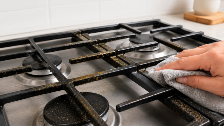 Come rimuovere il grasso dalle griglie della cucina a gas: i metodi più efficaci